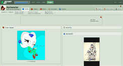 Desktop Screenshot of mycharacter.deviantart.com