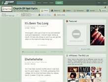 Tablet Screenshot of church-of-yaoi-yuri.deviantart.com