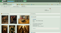Desktop Screenshot of gauntle.deviantart.com