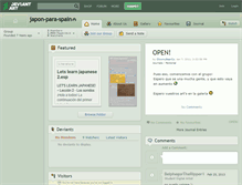 Tablet Screenshot of japon-para-spain.deviantart.com