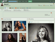 Tablet Screenshot of niecy57.deviantart.com
