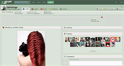 Desktop Screenshot of katrinunge.deviantart.com