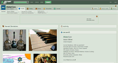 Desktop Screenshot of mistercow.deviantart.com