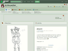 Tablet Screenshot of mj-the-panther.deviantart.com