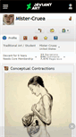 Mobile Screenshot of mister-cruea.deviantart.com