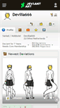 Mobile Screenshot of devilia666.deviantart.com