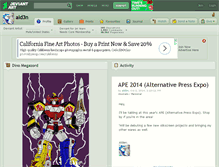 Tablet Screenshot of ald3n.deviantart.com
