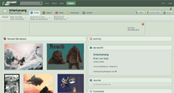 Desktop Screenshot of brianluesang.deviantart.com