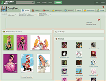 Tablet Screenshot of davefrost.deviantart.com
