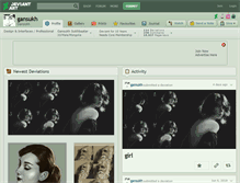 Tablet Screenshot of gansukh.deviantart.com