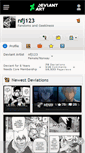 Mobile Screenshot of nfj123.deviantart.com