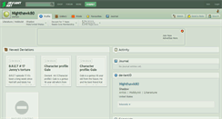 Desktop Screenshot of nighthawk80.deviantart.com