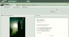 Desktop Screenshot of endekape.deviantart.com