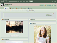 Tablet Screenshot of deviantfyon.deviantart.com