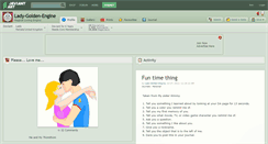 Desktop Screenshot of lady-golden-engine.deviantart.com