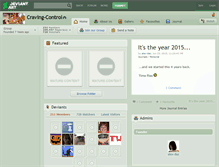 Tablet Screenshot of craving-control.deviantart.com