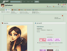 Tablet Screenshot of katiramoon.deviantart.com