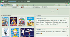 Desktop Screenshot of bunnyfriend.deviantart.com