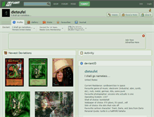 Tablet Screenshot of dieteufel.deviantart.com