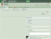 Tablet Screenshot of jewlz37.deviantart.com