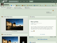Tablet Screenshot of believer.deviantart.com