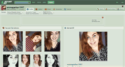 Desktop Screenshot of emmaparker1997.deviantart.com