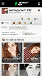 Mobile Screenshot of emmaparker1997.deviantart.com