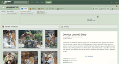 Desktop Screenshot of orcaobserver.deviantart.com
