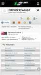 Mobile Screenshot of circusfreak667.deviantart.com