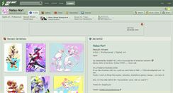 Desktop Screenshot of natsu-nori.deviantart.com