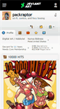 Mobile Screenshot of packraptor.deviantart.com