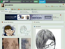 Tablet Screenshot of amrcndt324.deviantart.com
