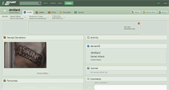 Desktop Screenshot of dmillard.deviantart.com