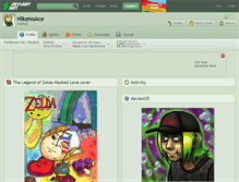 Tablet Screenshot of hikenoace.deviantart.com