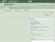 Tablet Screenshot of litil-divil-stock.deviantart.com