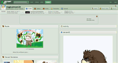 Desktop Screenshot of magicalmoon20.deviantart.com