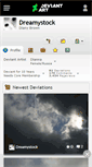 Mobile Screenshot of dreamystock.deviantart.com