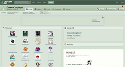 Desktop Screenshot of greececosplayer.deviantart.com