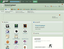 Tablet Screenshot of greececosplayer.deviantart.com