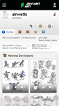 Mobile Screenshot of airwatts.deviantart.com