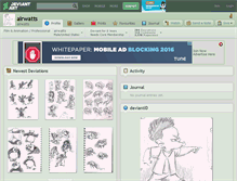 Tablet Screenshot of airwatts.deviantart.com