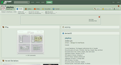Desktop Screenshot of playboy.deviantart.com