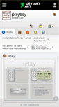 Mobile Screenshot of playboy.deviantart.com