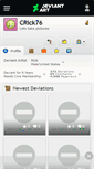 Mobile Screenshot of crick76.deviantart.com
