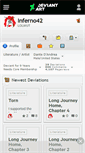 Mobile Screenshot of inferno42.deviantart.com