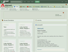 Tablet Screenshot of inferno42.deviantart.com