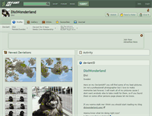Tablet Screenshot of dixiwonderland.deviantart.com
