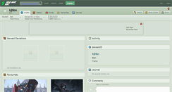 Desktop Screenshot of kjhbn.deviantart.com