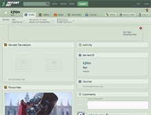 Tablet Screenshot of kjhbn.deviantart.com