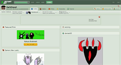 Desktop Screenshot of darkdraxel.deviantart.com